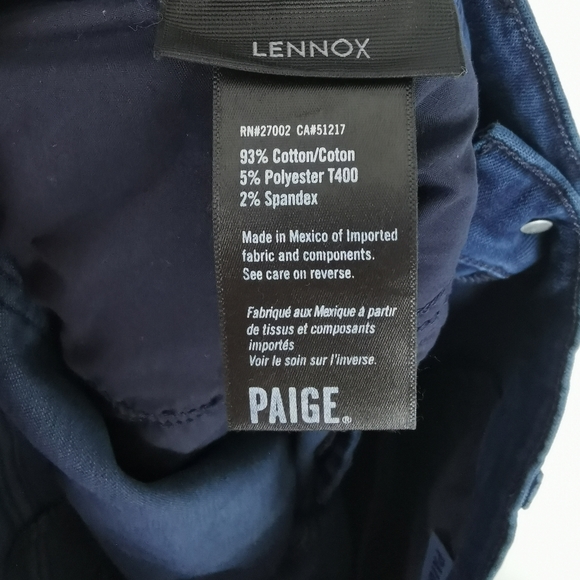 PAIGE Lennox - Martel Slim Vintage Jeans M652F72 36 - Picture 9 of 12